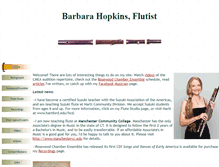 Tablet Screenshot of barbarahopkins.com